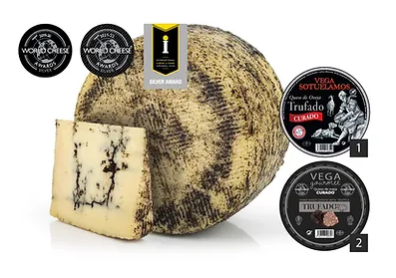 גבינת כבשים עם כמהין שחורה, מיושנת 5-6 חודשים