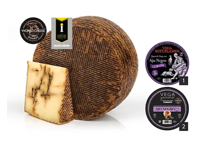 גבינת כבשים עם שום שחור, מיושנת 5-6 חודשים